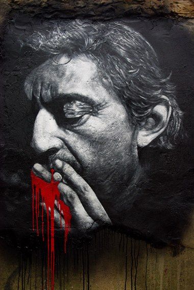 <b>Yining ZHAO</b> - Serge Gainsbourg, 110x130cm, 2010, arcylique - Yining-ZHAO-6558-3