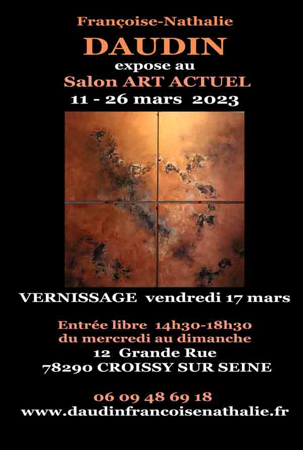 SALON ART ACTUEL CROISSY SUR SEINE 78