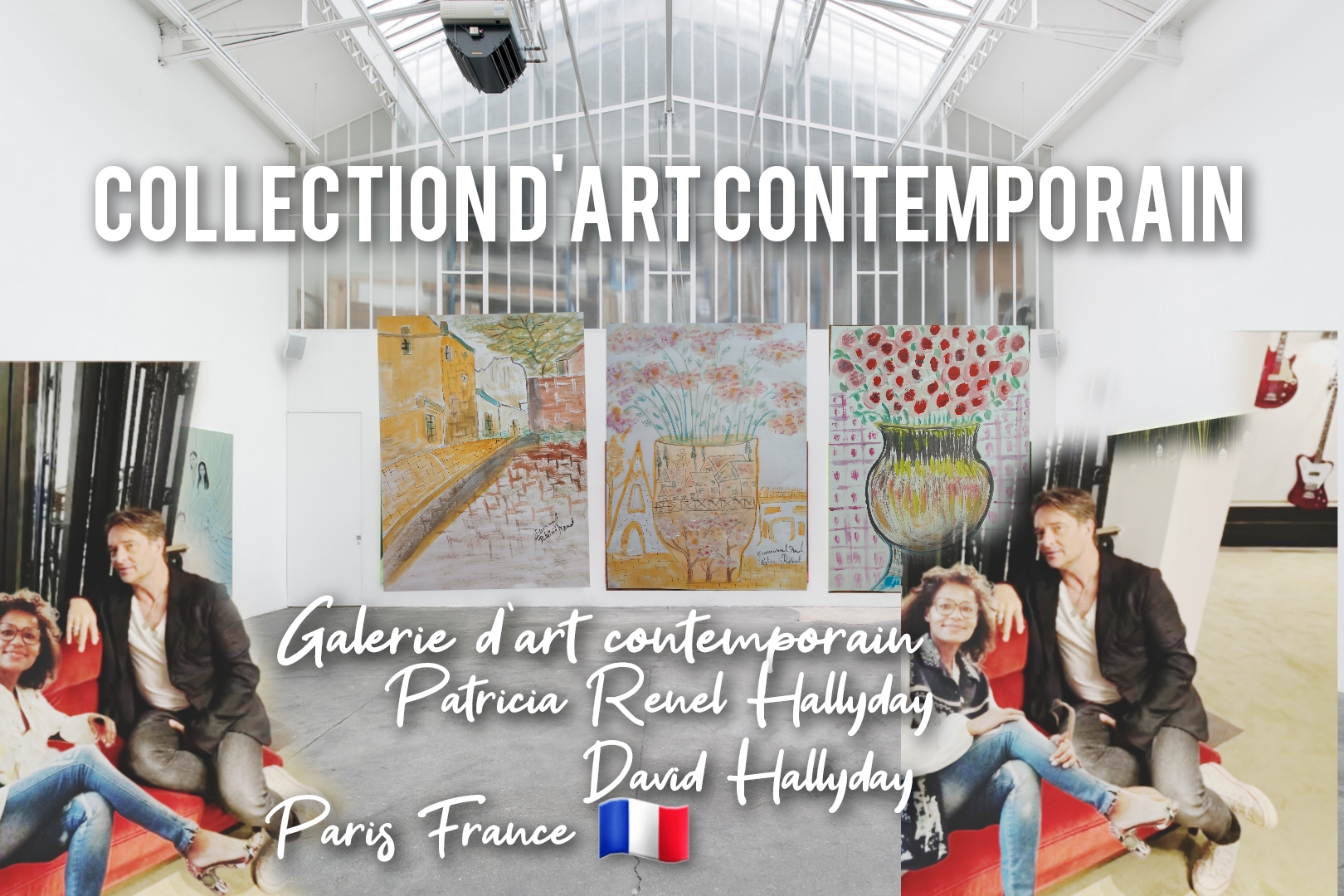 Galerie d'art contemporain Patricia Renel Hallyday David HALLYDAY