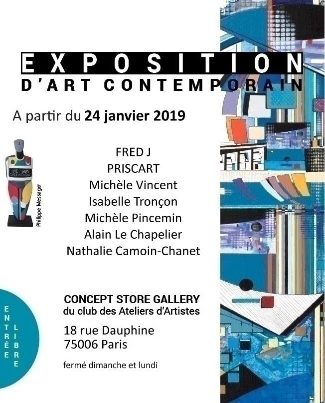 Exposition collective concept store gallery Paris