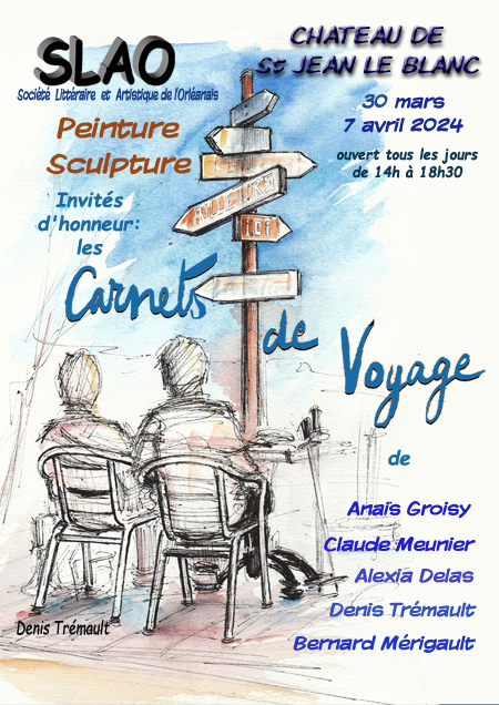 Exposition peinture et sculpture de la SLAO - "Carnets de voyages"