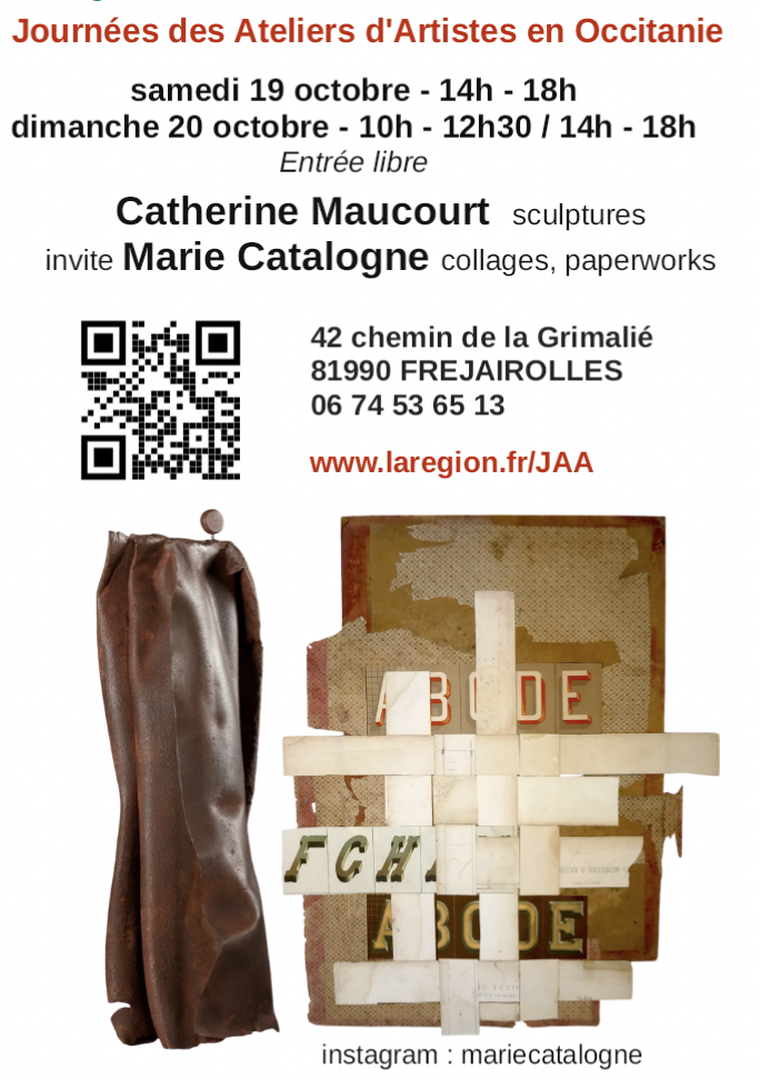 ouverture atelier artistes en Occitanie