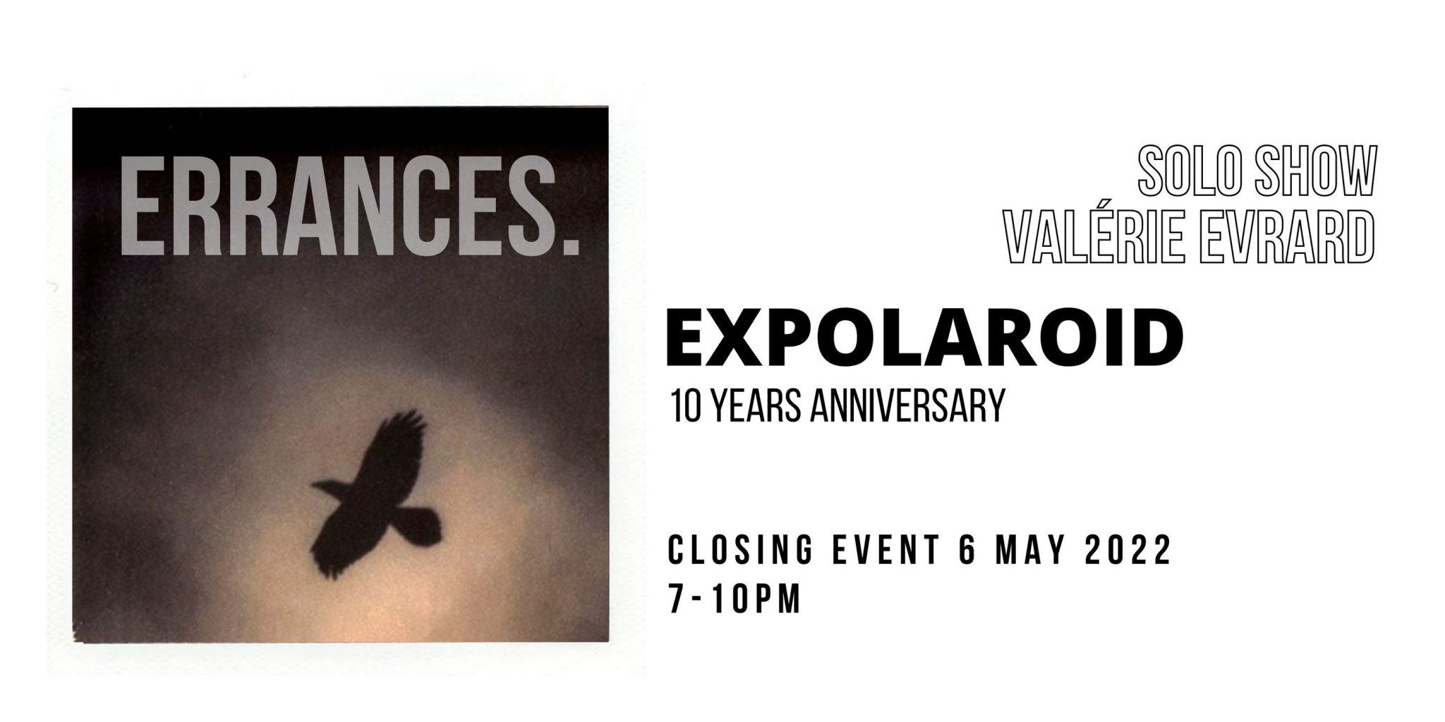 FINISSAGE : ERRANCES - SOLO SHOW VALÉRIE EVRARD