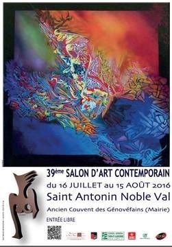 39ème SALON D'ART CONTEMPORAIN à SAINT ANTONIN NOBLE VAL (82140)