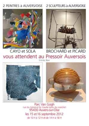 4 artistes au Pressoir Auversois