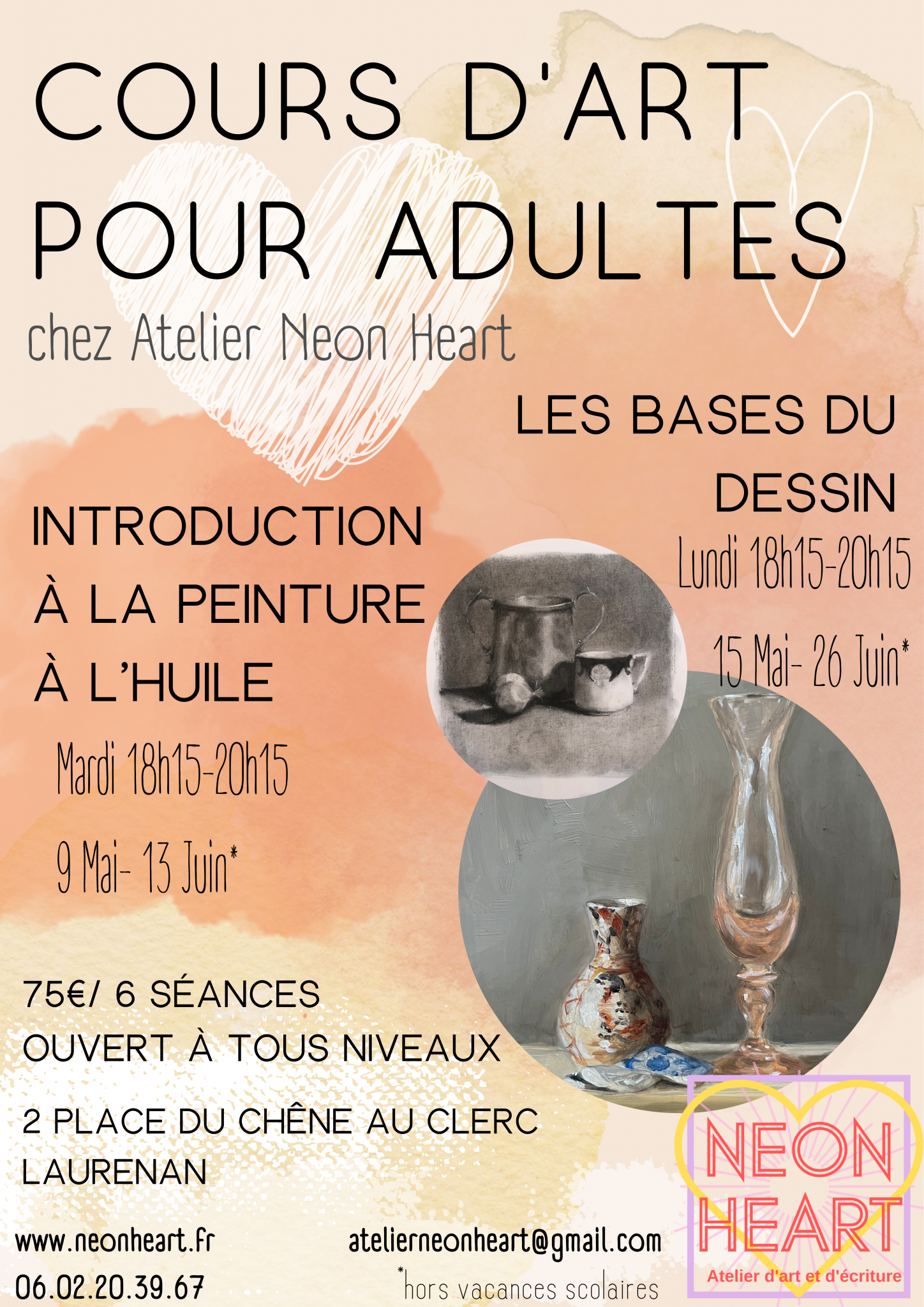 Cours de dessin pour adultes