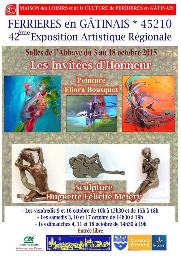 42ième Exposition Artistique Régionale de Ferrières en Gâtinais