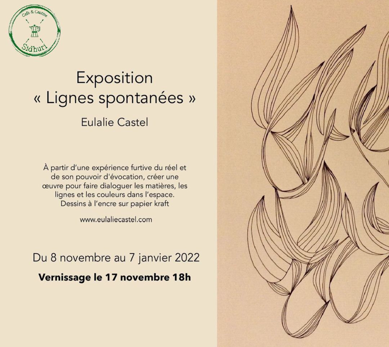 Exposition « Lignes spontanées »