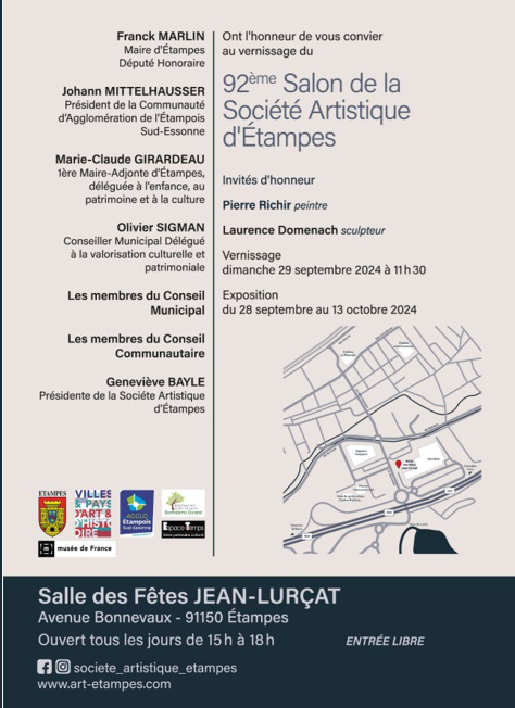 92ème Salon De La Société Artistique d'Étampes