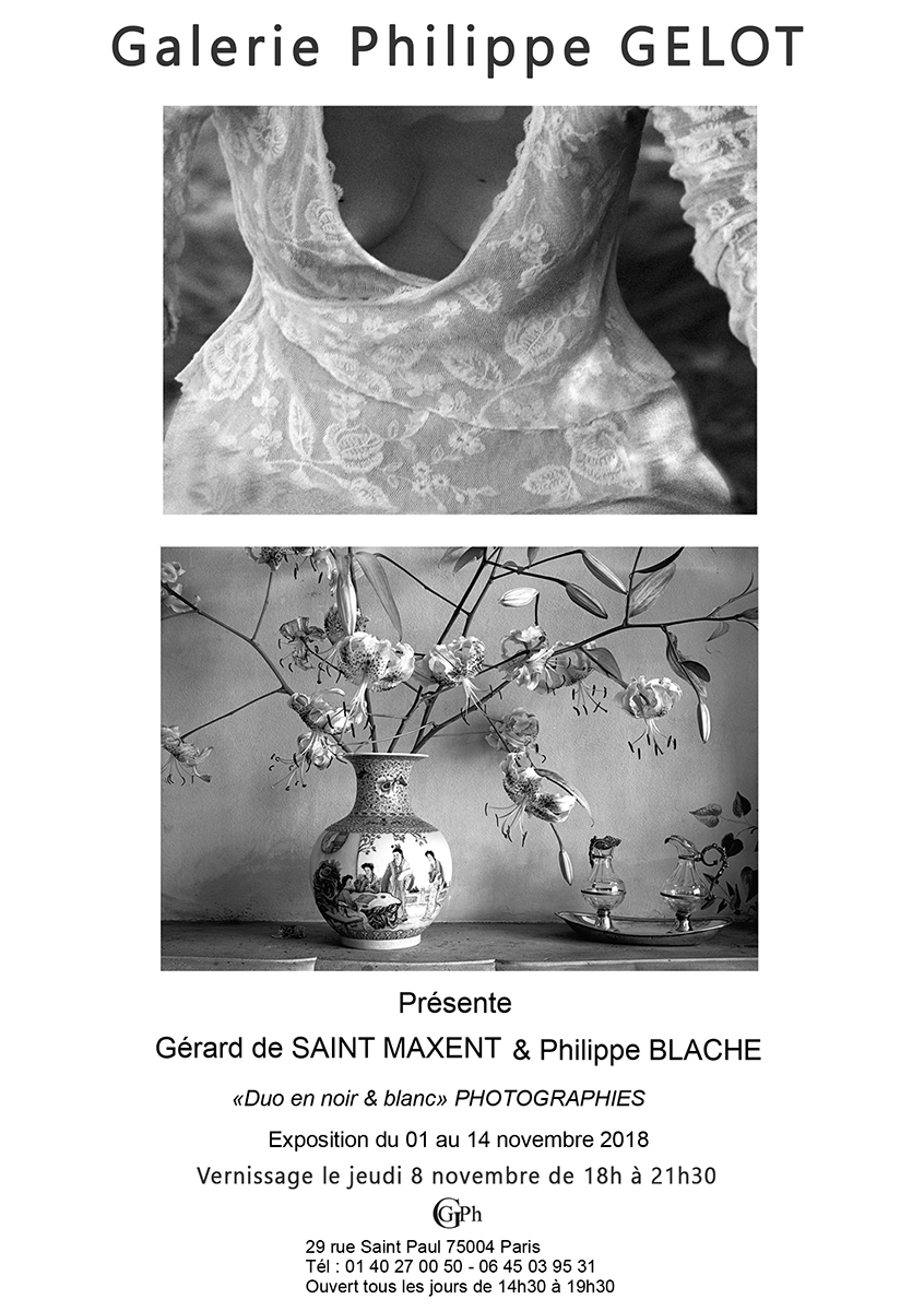 Duo Noir t Blanc Photographies - Gérard de Saint-Maxent et Philippe Blache