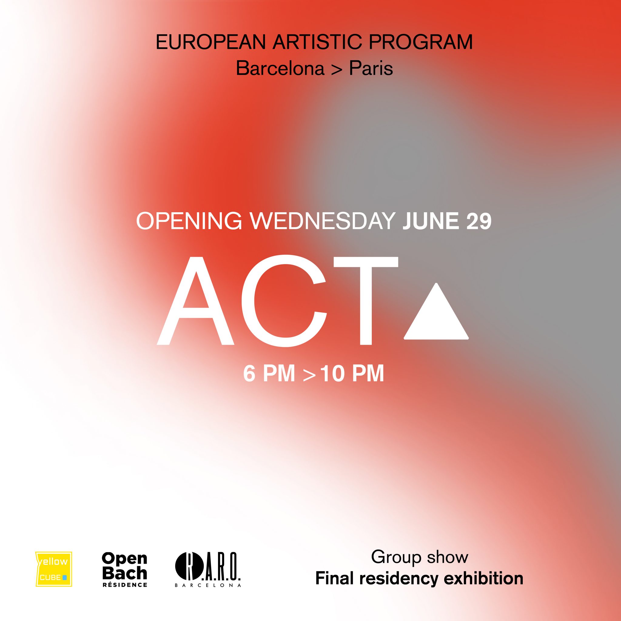 Vernissage : ACT I