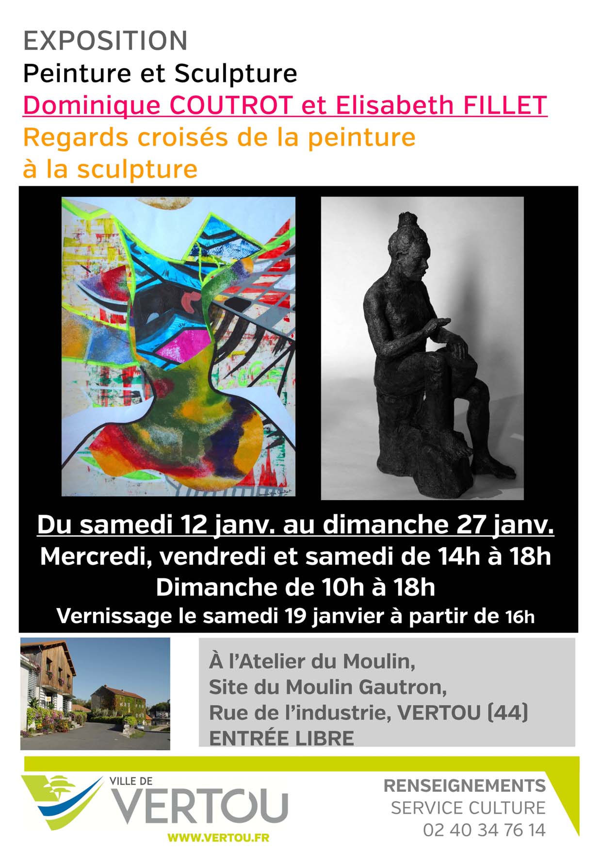 Exposition Regards Croisés à Vertou près de Nantes