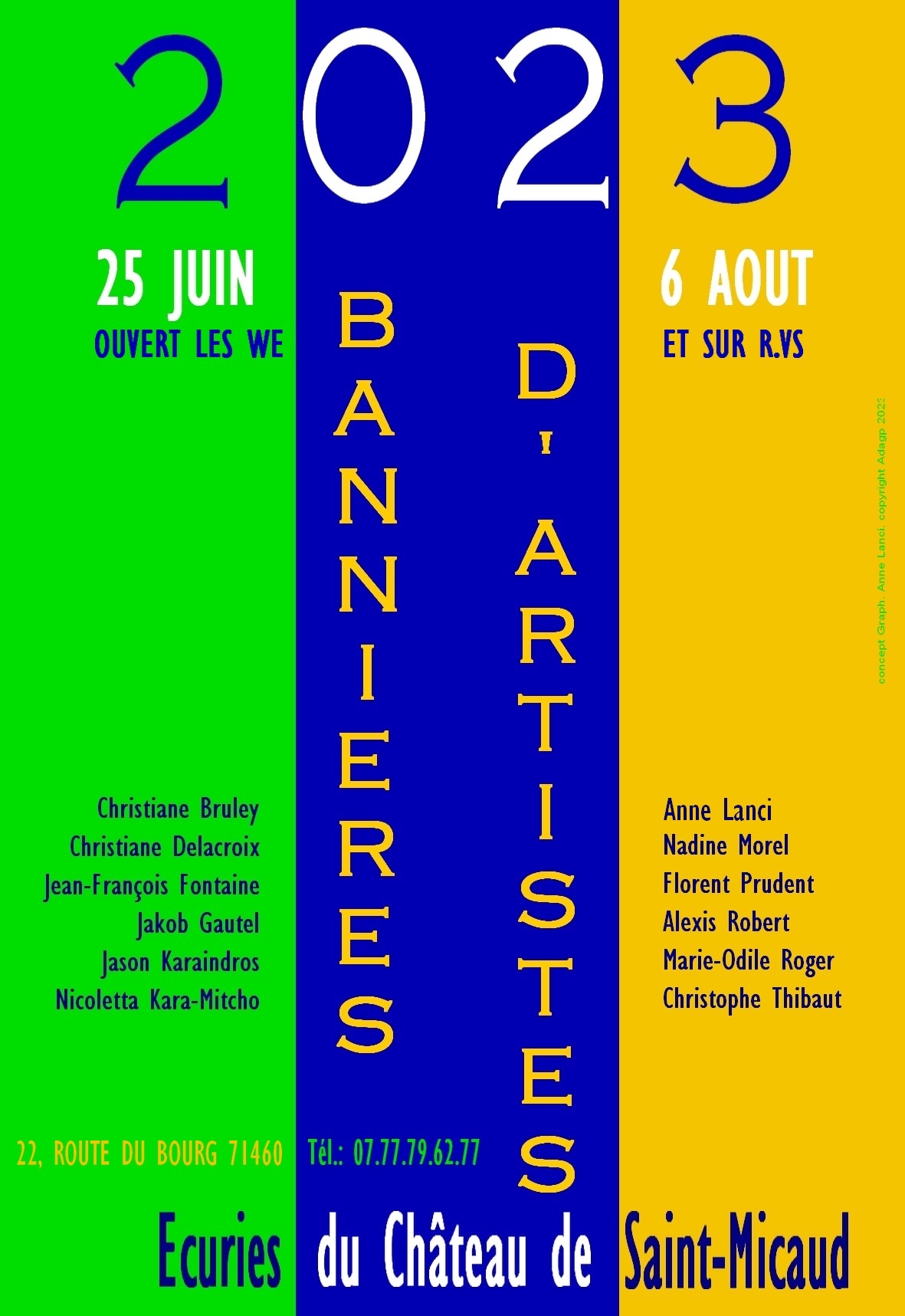 BANNIERES D'ARTISTES 2023