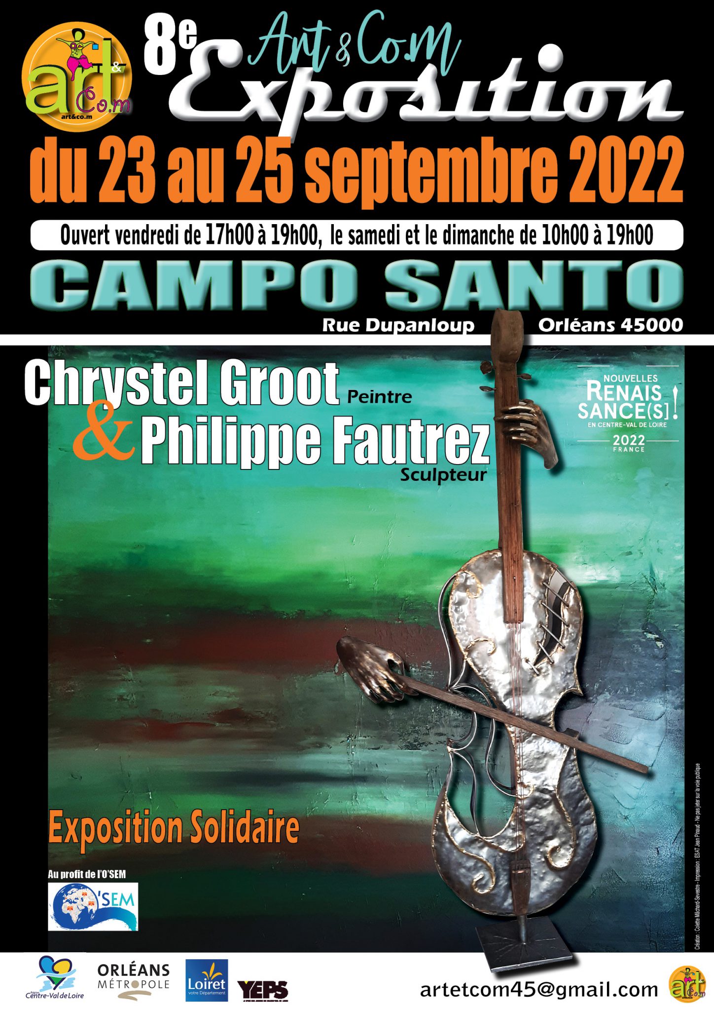 Exposition solidaire Art&Com - Campo Santo