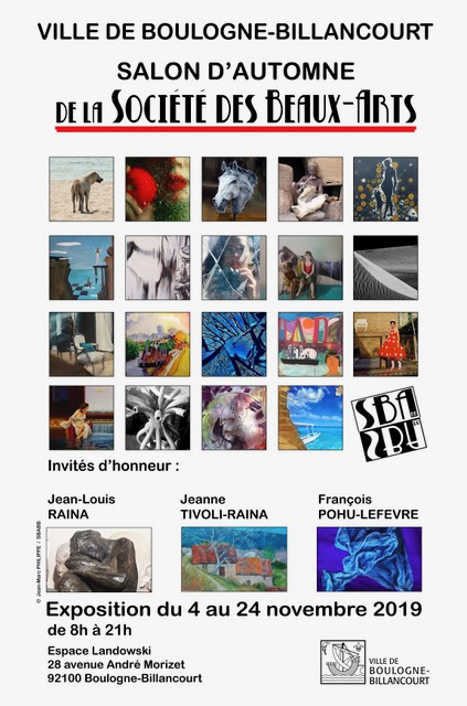 Salon des Beaux Arts de Boulogne Billancourt 2019