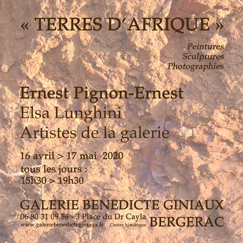 TERRES D’AFRIQUE – Exposition collective