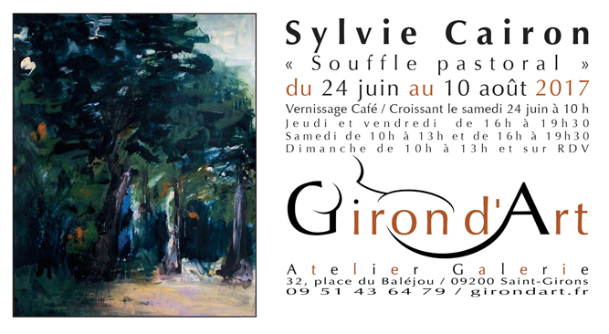 EXPOSITION "SOUFFLE PASTORAL" - Les Paysages de SYLVIE CAIRON