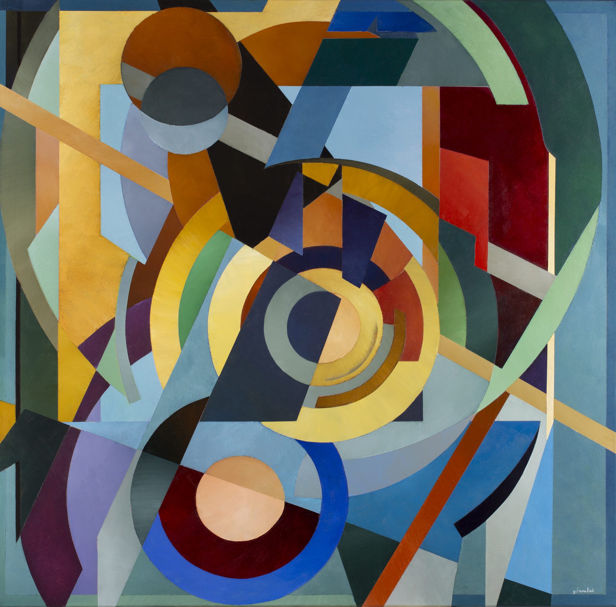 Georges TROUBAT, peintre de l'abstraction géométrique