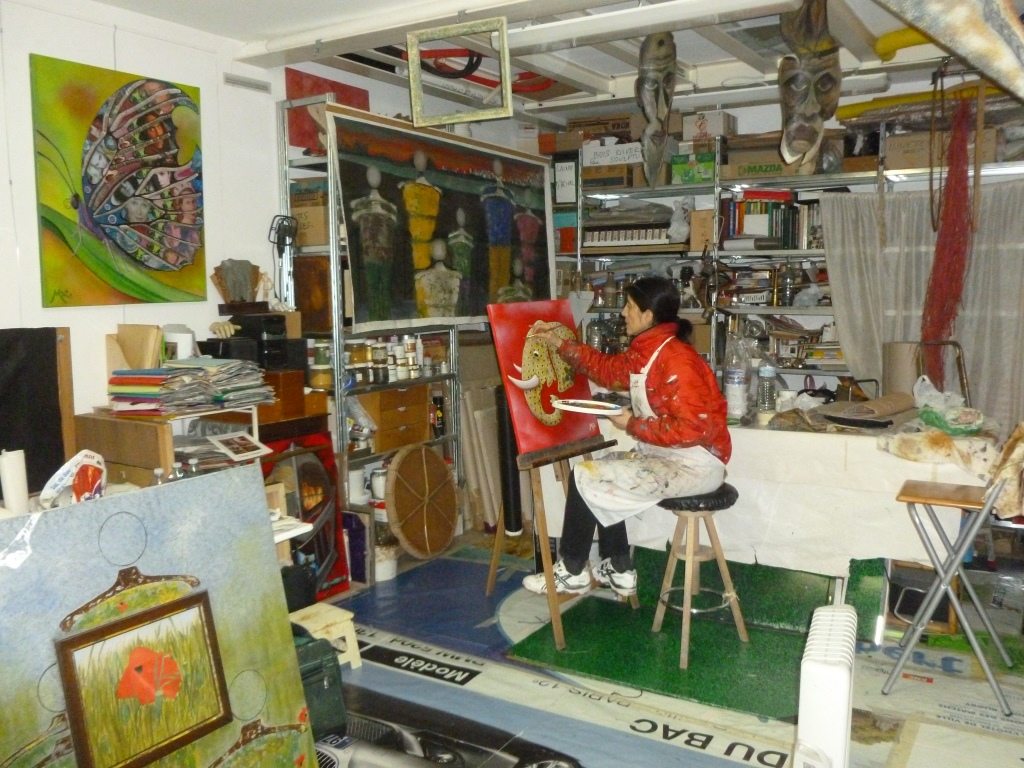 Visite de l'atelier Marina Argentini