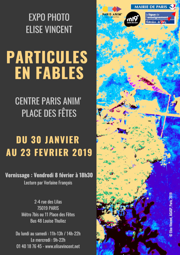 Particules en fables - exposition d'Elise Vincent