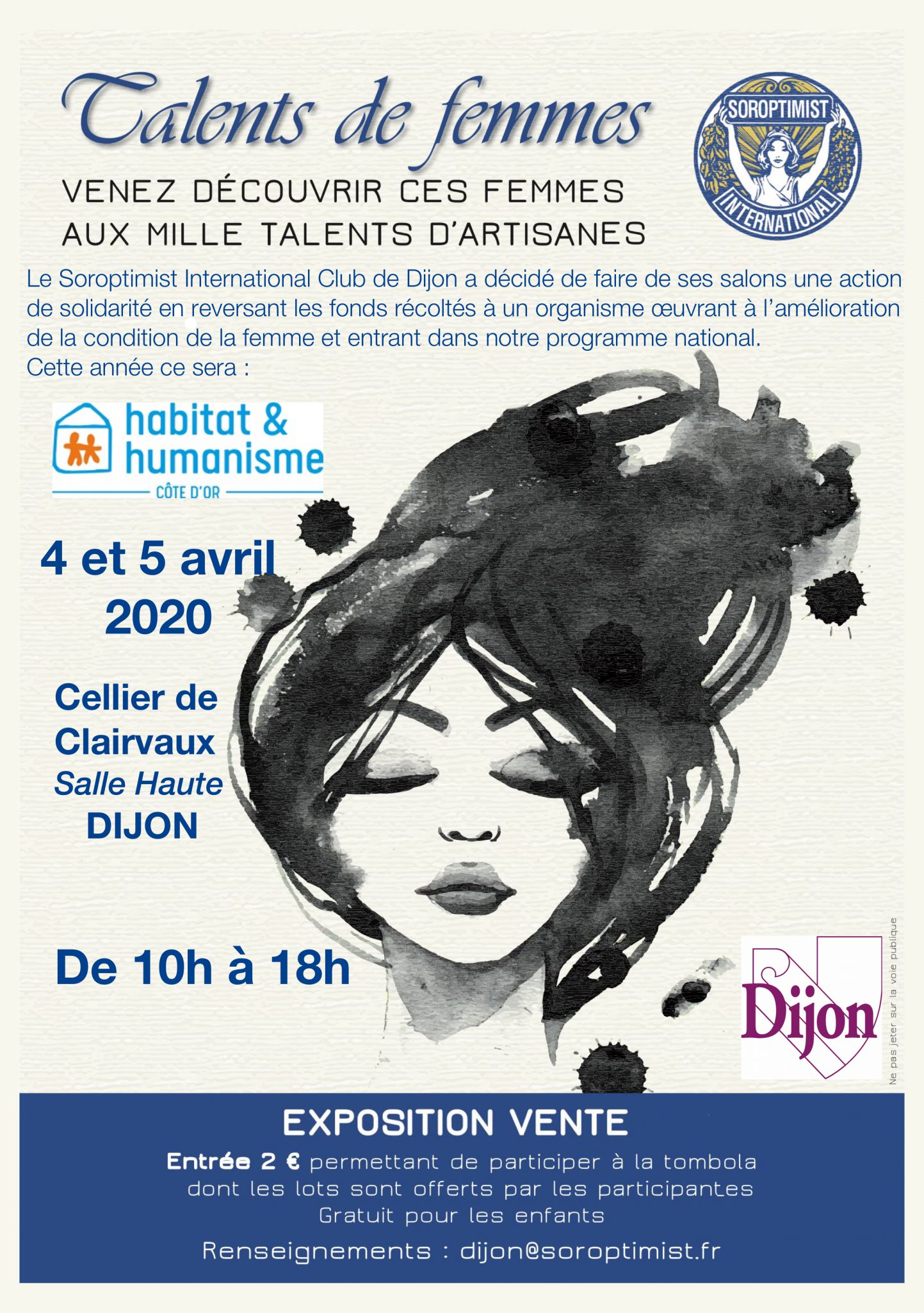 Talents de femmes. Soroptimist Dijon