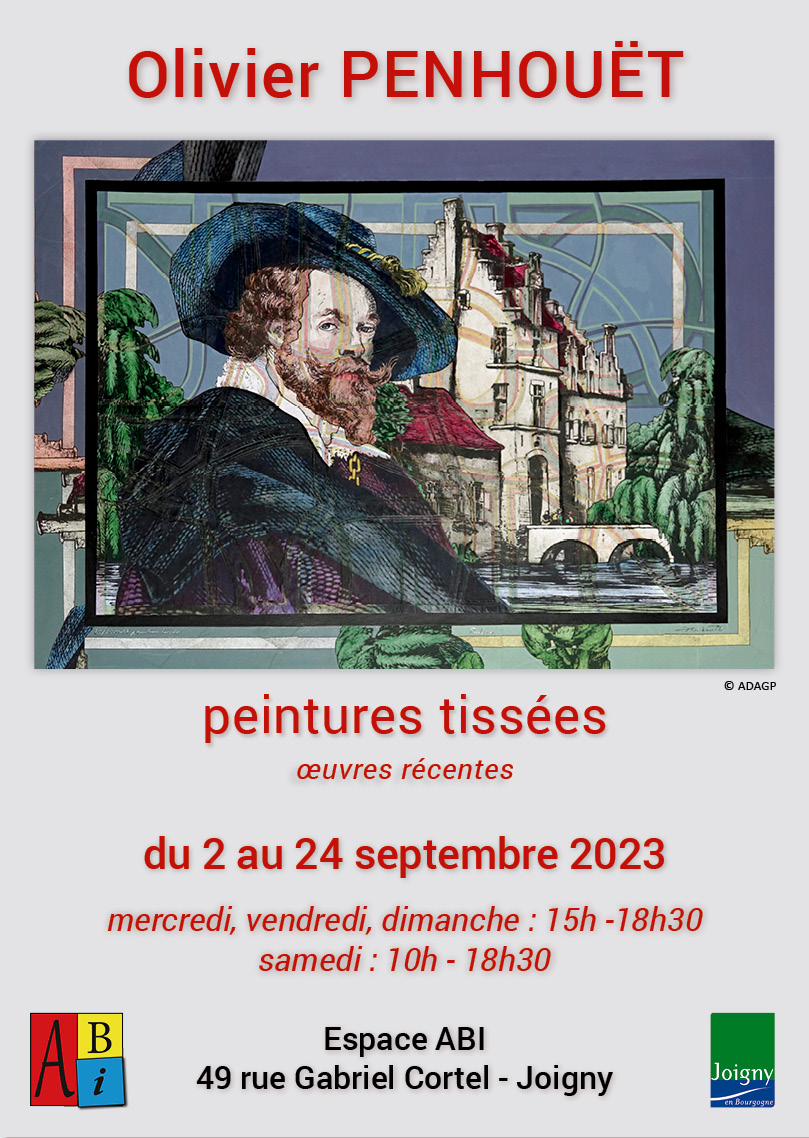 Olivier Penhouët  Peintures Tissées