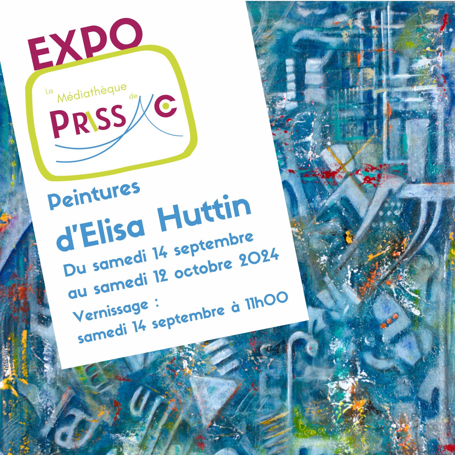 Elisa Huttin expose à Prissac