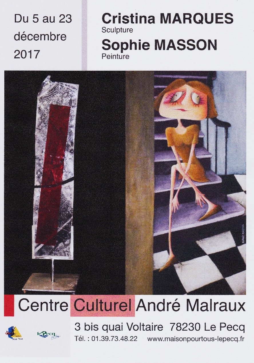 Cristina MARQUES expose au Centre Culturel André Malraux du PECQ