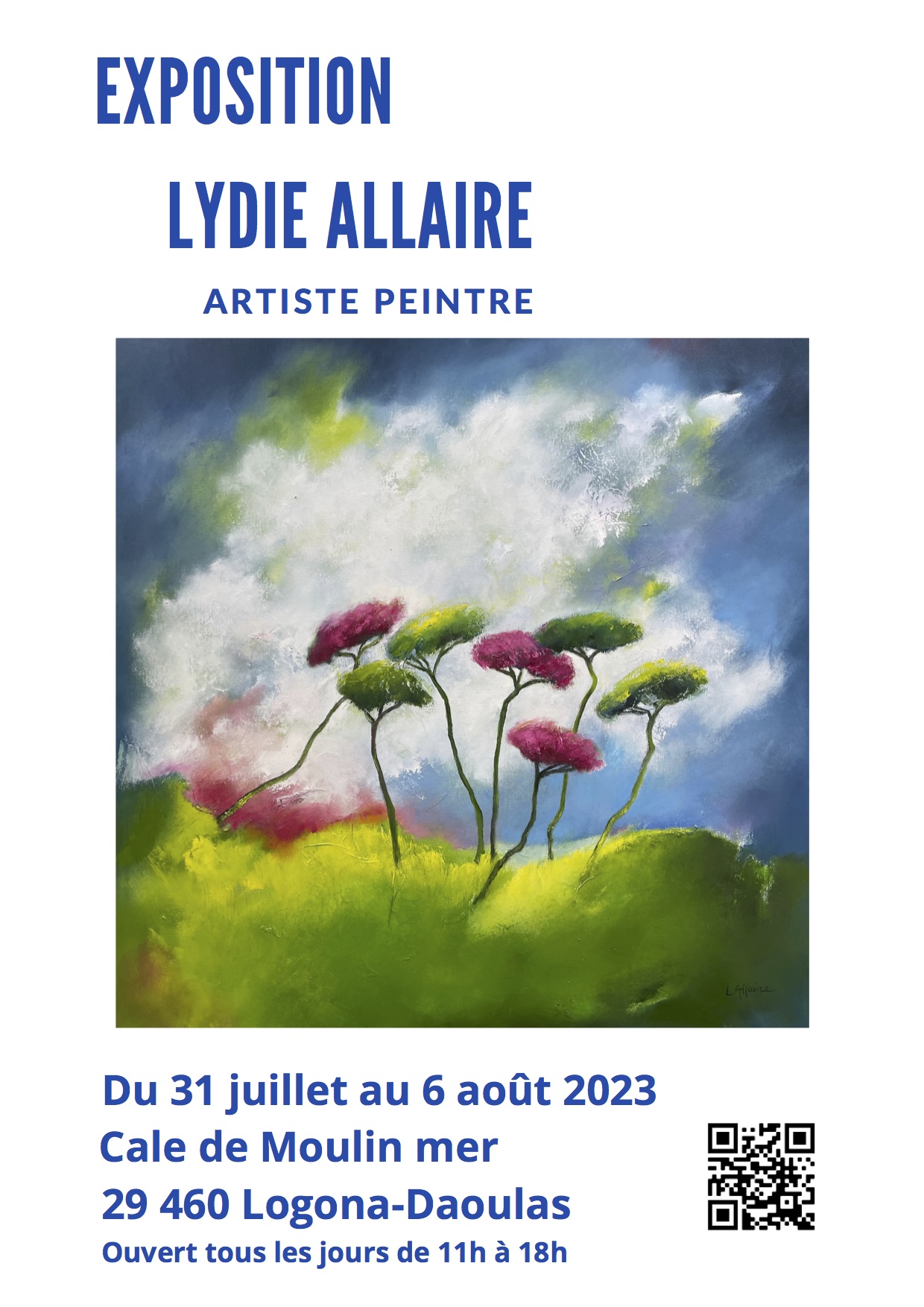 Exposition personnelle de Lydie Allaire