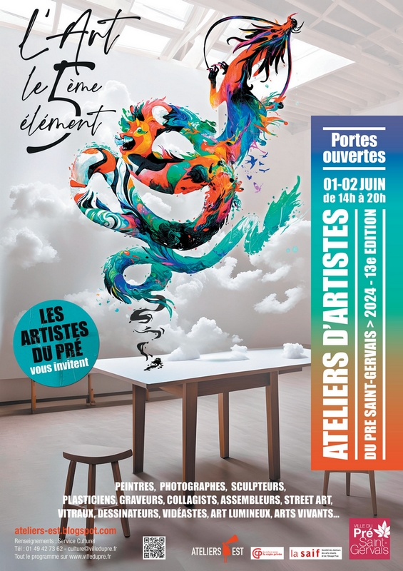 13e Portes Ouvertes des Ateliers d’Artistes du Pré Saint-Gervais / ATELIERS-EST