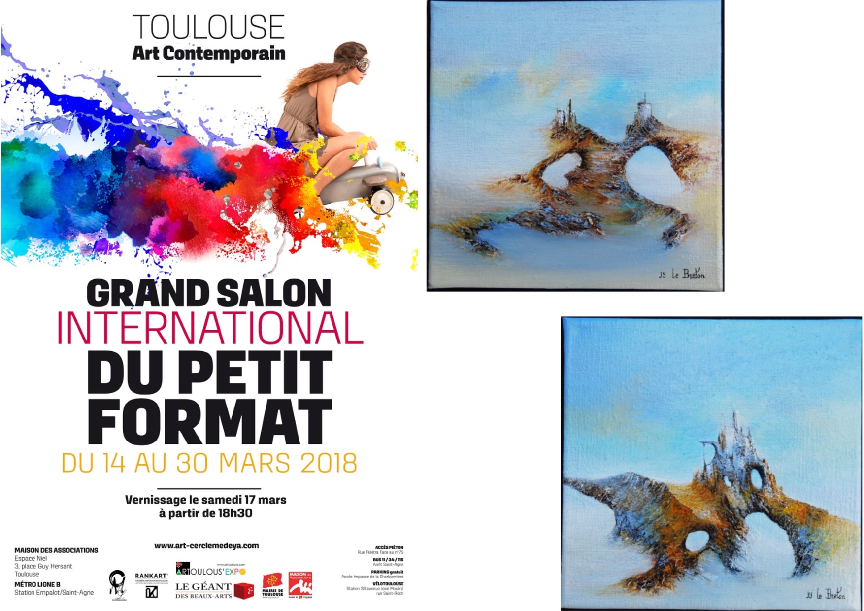 Jean-Yves LE BRETON - Grand Salon International du Petit Format - Toulouse 2018 -