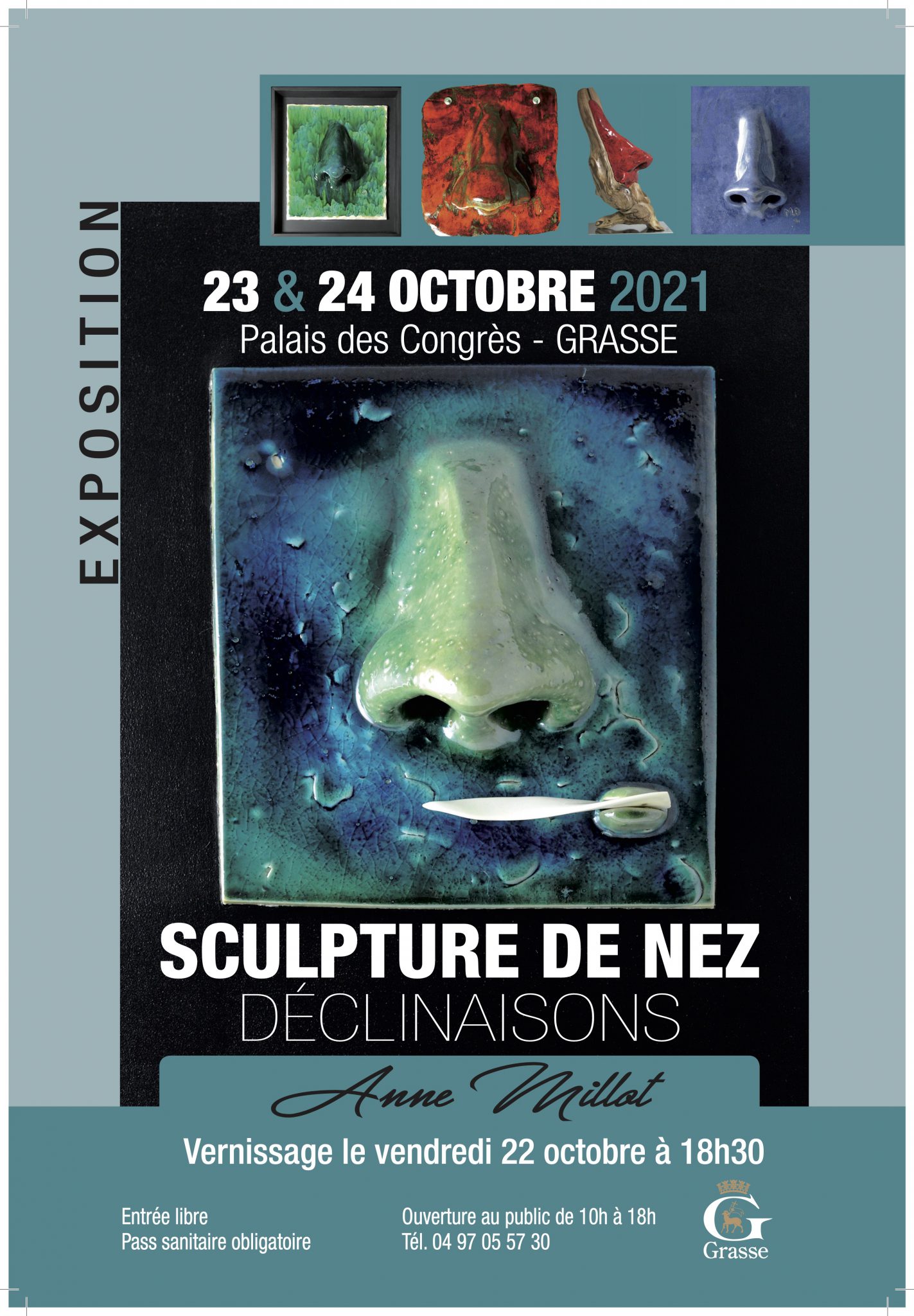 Sculptures de nez, déclinaisons