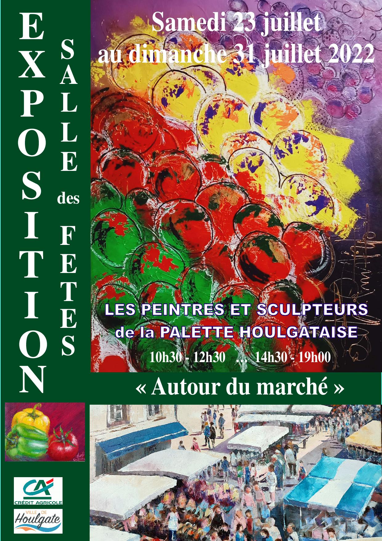 "Autour du marché" exposition collective