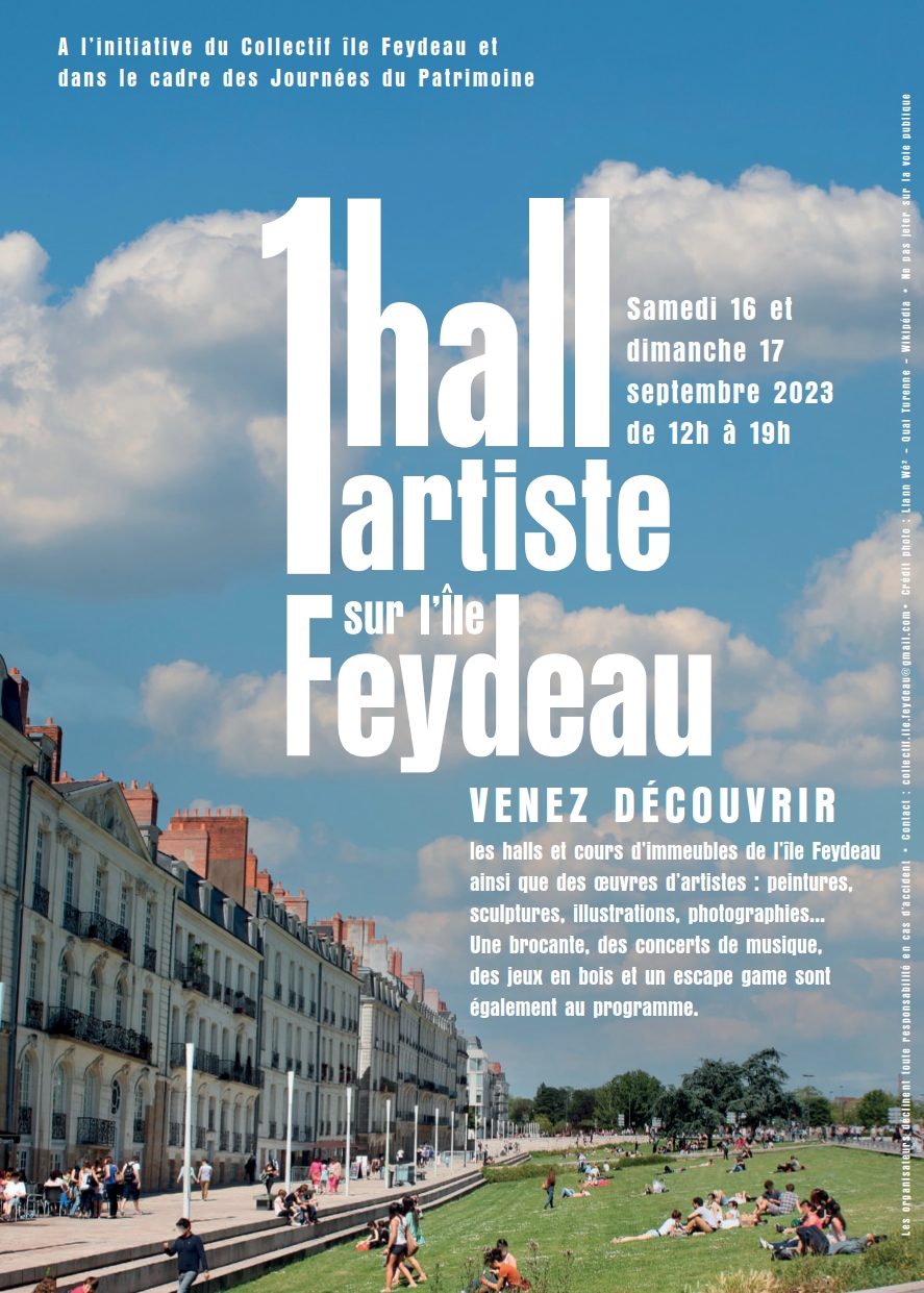 « Un hall Un artiste » sur l'Île Feydeau