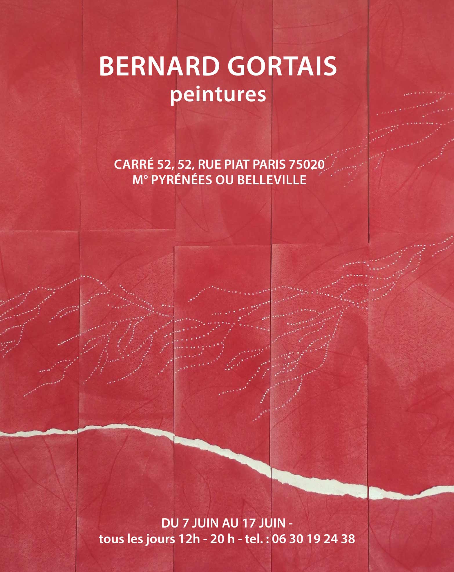 Exposition Bernard Gortais peintures 2017-2018