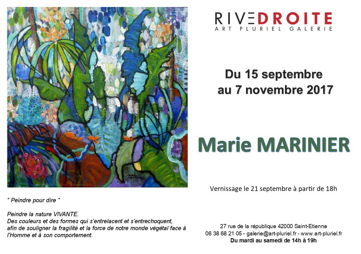 Exposition Marie Marinier