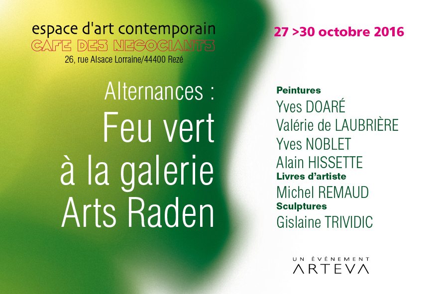 Alternances : feu vert à la galerie Arts Raden