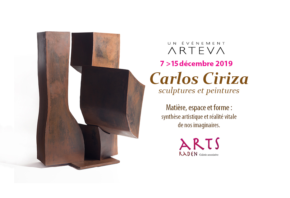 Carlos Ciriza, sculptures et peintures : matière, espace et forme, synthèse artistique et réalité vitale de nos imaginaires