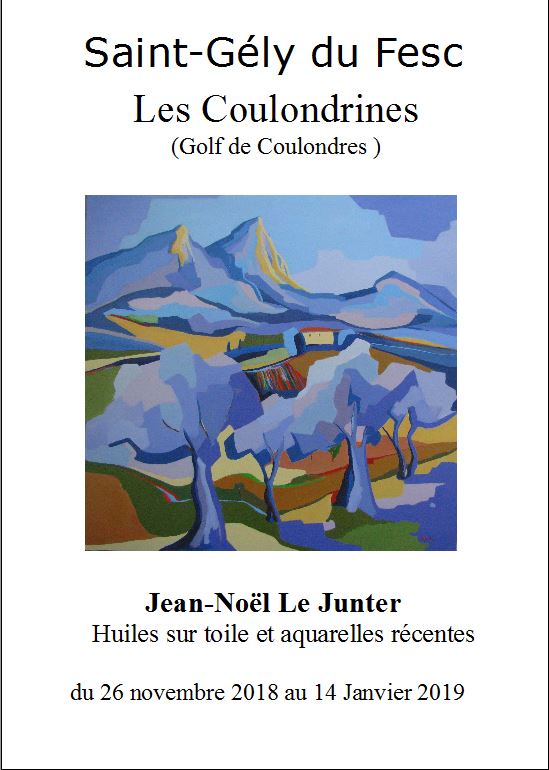 Huiles et aquarelles de Jean-Noël Le Junter