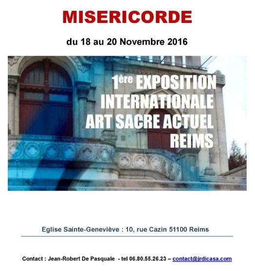 EXPOSITION INTERNATIONALE ART SACRE A REIMS