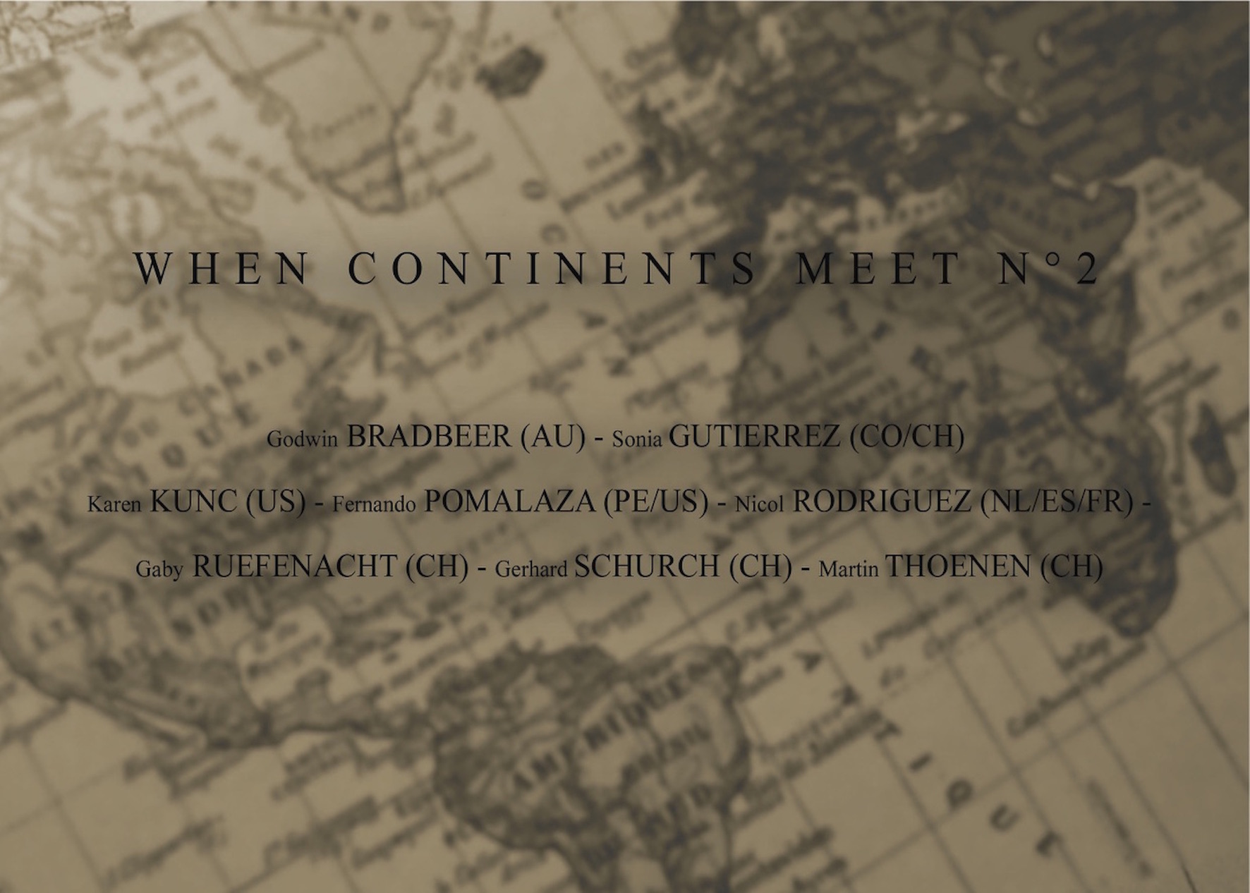 WHEN CONTINENTS MEET N°2