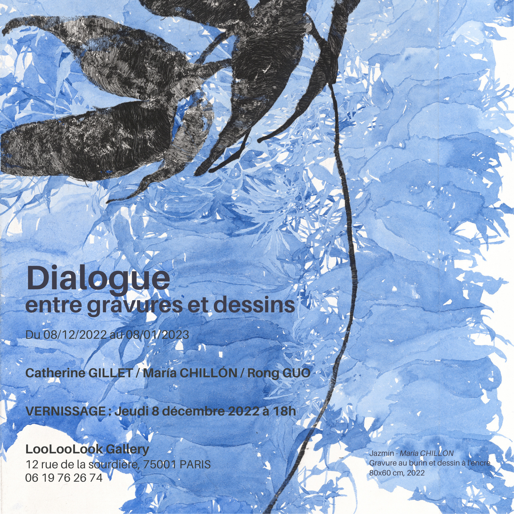 Vernissage à l'exposition "Dialogue entre gravures et dessins"