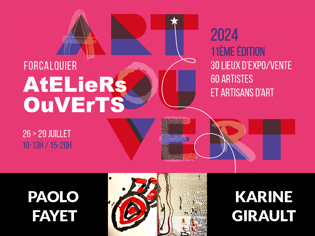 LES ATELIERS OUVERTS / Karine reçoit Paolo