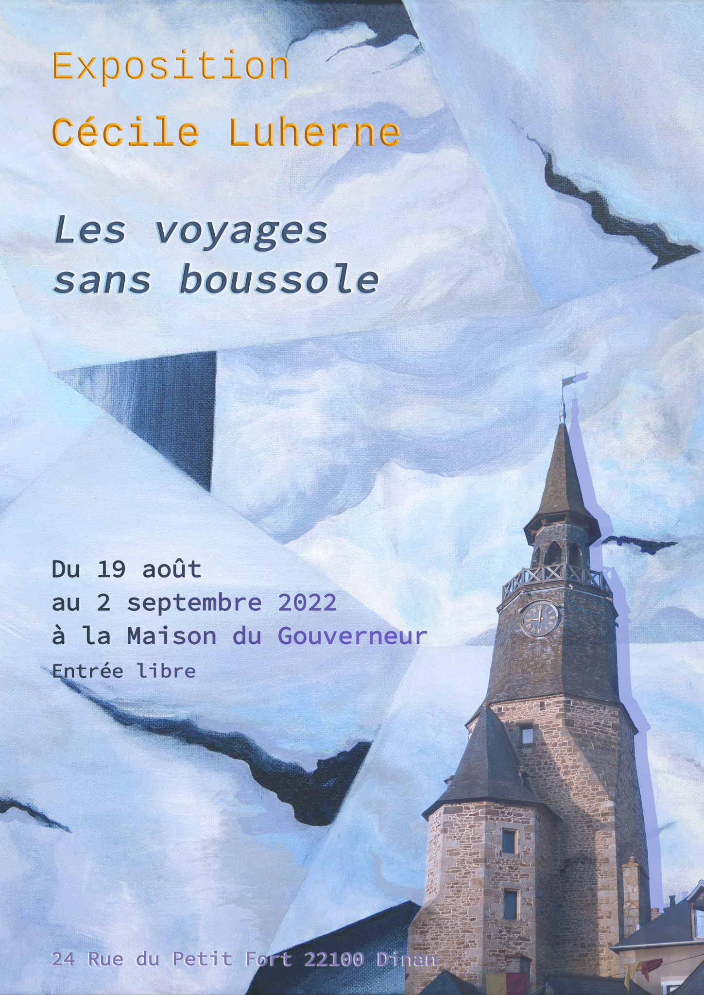 Exposition Cécile Luherne "Les voyages sans boussole"