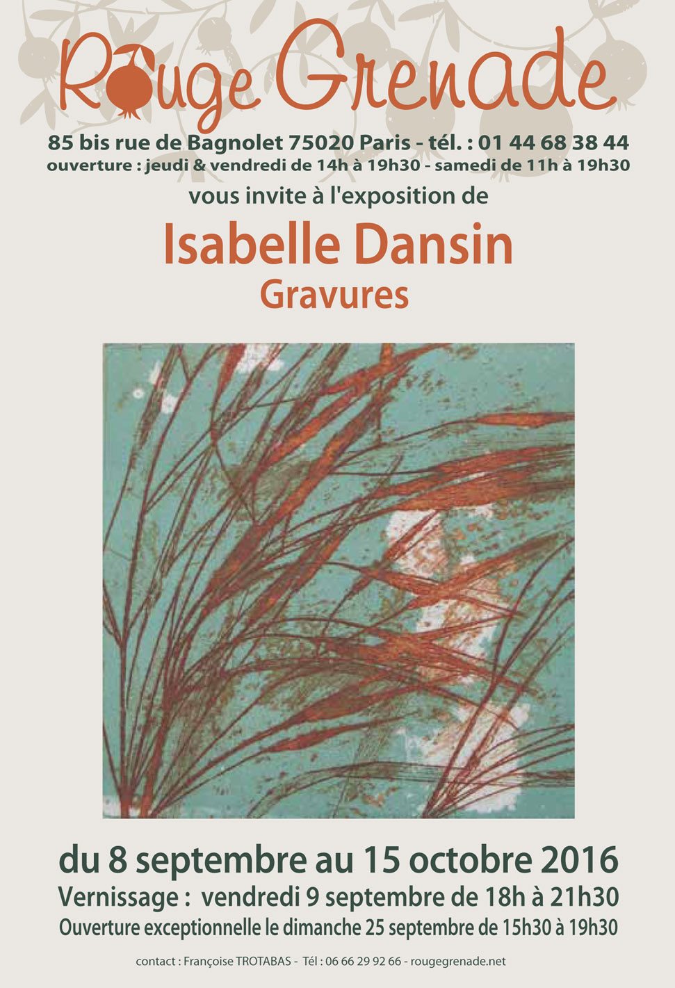 Isabelle Dansin gravures