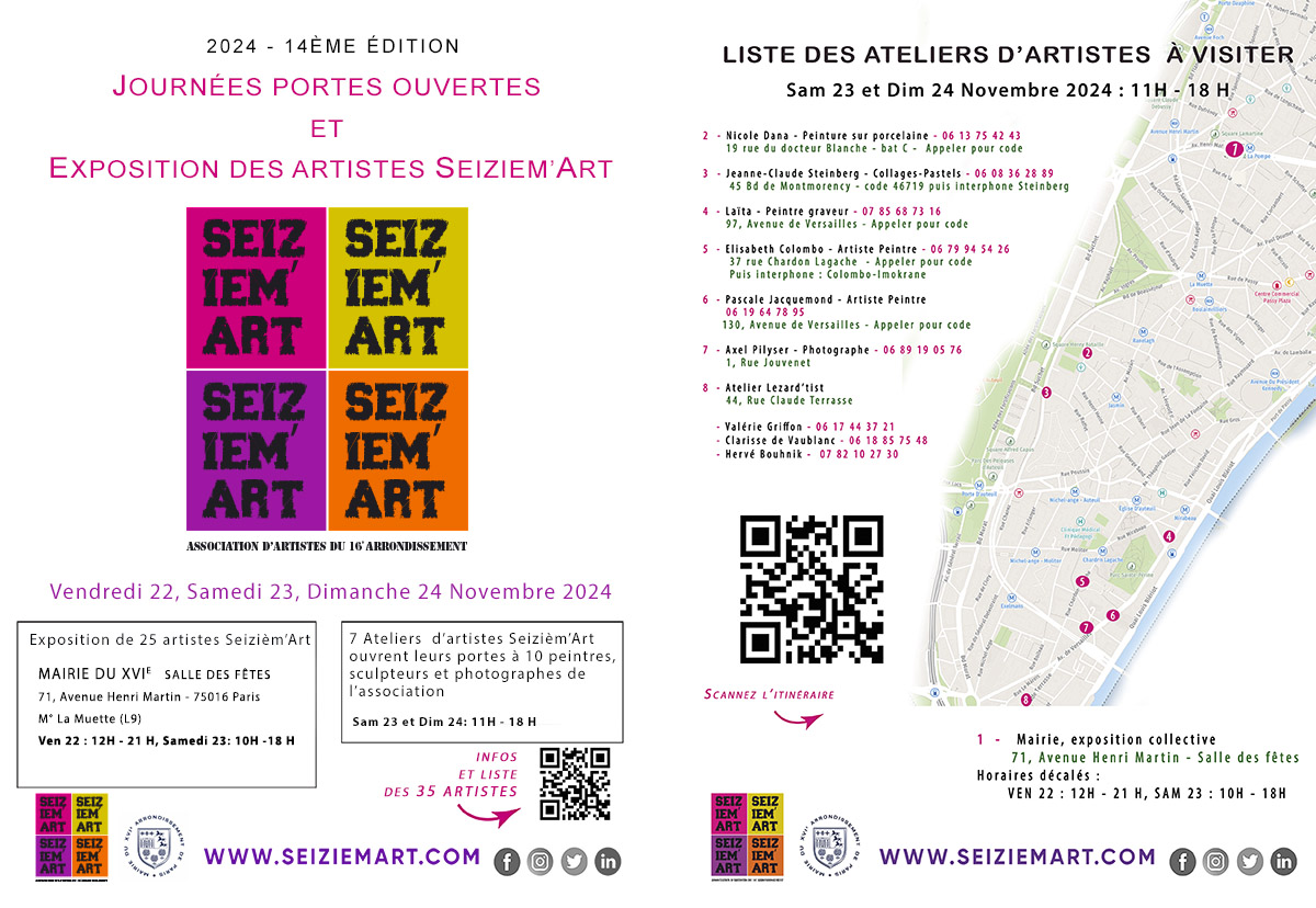 Exposition Artistes Seizièm'Art - 14 ème Edition