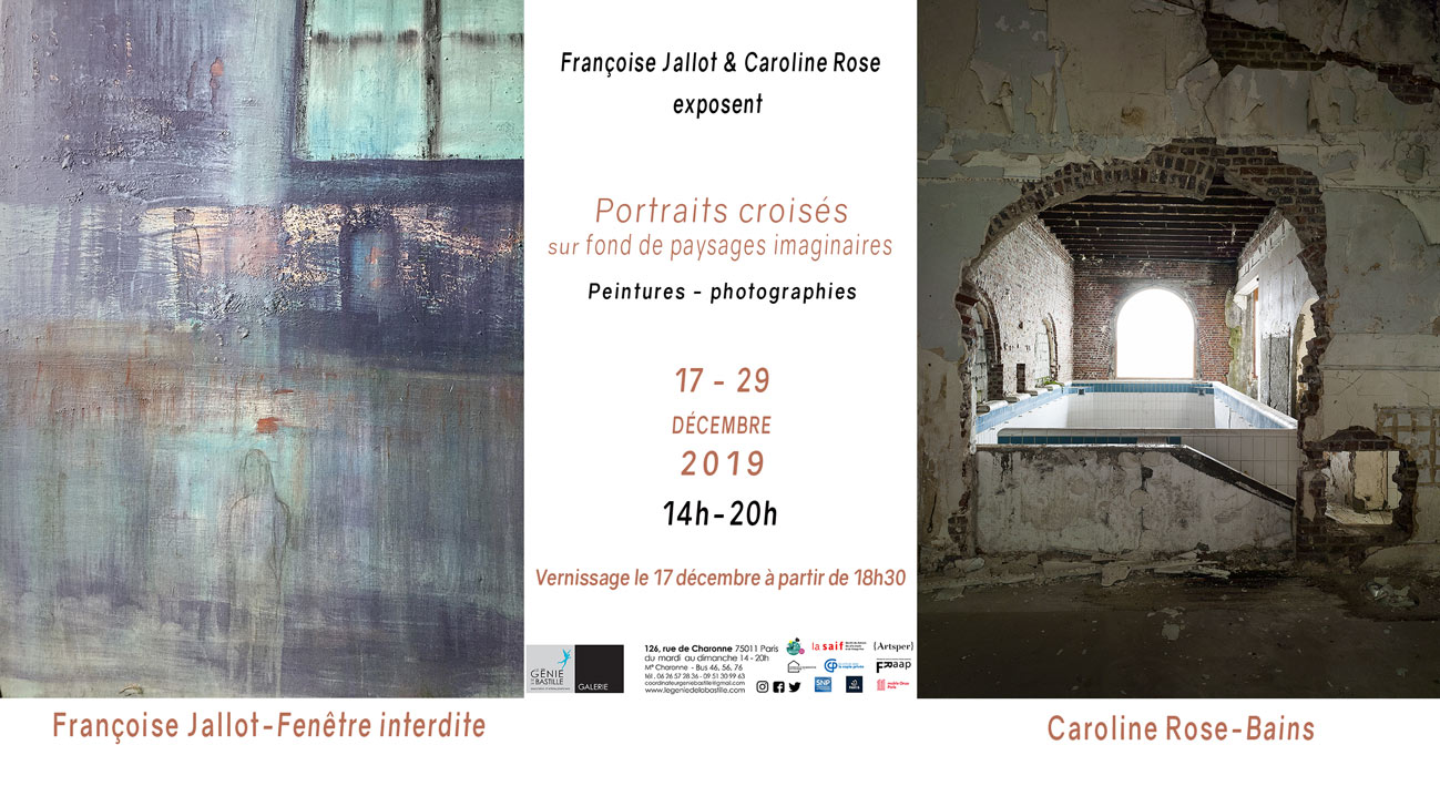 Portraits croisés sur fond de paysages imaginaires - Françoise Jallot et Caroline Rose