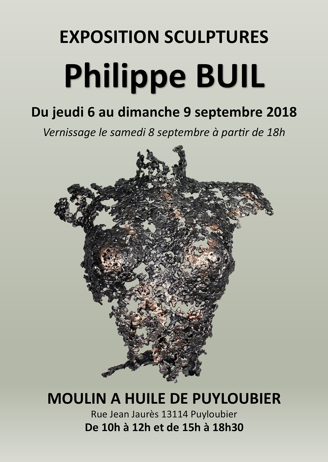 Exposition Sculptures en dentelle de Métal de Philippe buil ) Puyloubier (13)