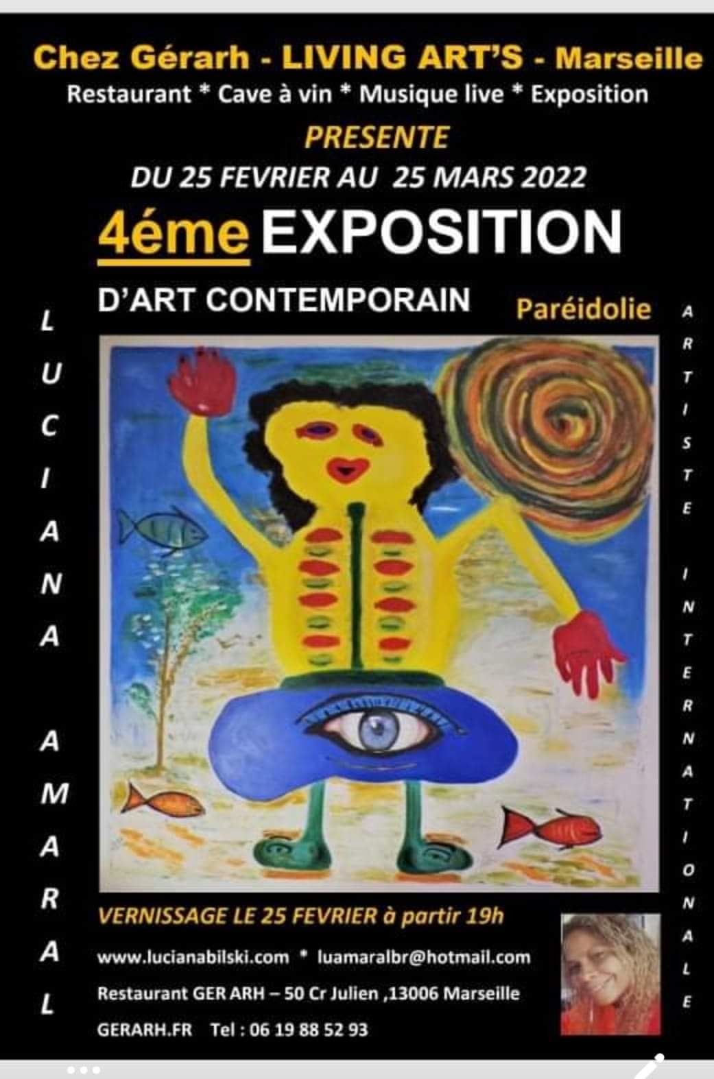 EXPO ART CONTEMPORAIN * PAREIDOLIE* Artiste LUCIANA AMARAL