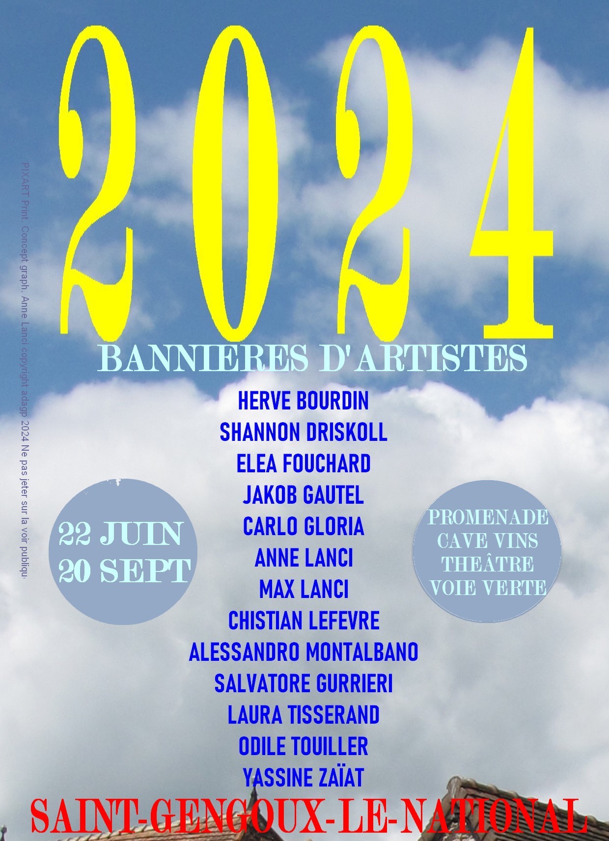 BANNIERES D'ARTISTES 2024